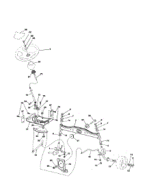 Steering parts for Poulan Front-Engine Lawn Tractor PXT195G42 (96046002200) from AppliancePartsPros.com
