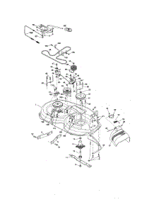 Mower Deck parts for Poulan Front-Engine Lawn Tractor PXT195G42 (96046002200) from AppliancePartsPros.com