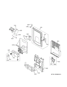 Ice Maker & Dispenser parts for Ge Bottom-Mount Refrigerator PYE22KELQDS from AppliancePartsPros.com