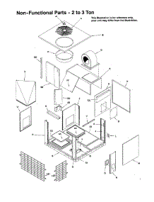 Non-Functional Parts-2 To 3 Ton parts for Icp Heating Cooling Combined Unit PYMC30G5 from AppliancePartsPros.com