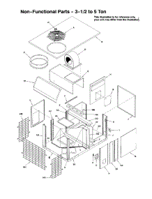 Non-Functional Parts-3-1 / 2 To 5 Ton parts for Icp Heating Cooling Combined Unit PYMC42G5 from AppliancePartsPros.com