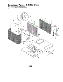 Functional Parts-3-1 / 2 To 5 Ton parts for Icp Heating Cooling Combined Unit PYMC60G5 from AppliancePartsPros.com