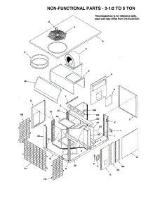 Non-Functional Parts-3-1 / 2 To 5 Ton parts for Icp Heating Cooling Combined Unit PYMC60G5 from AppliancePartsPros.com