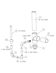 Exhaust Tee / Trap Assy parts for Dunkirk Boiler Q90-200 SERIES 2 from AppliancePartsPros.com