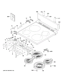 Control Panel & Cooktop parts for  Electric Range QAS740RM1SS from AppliancePartsPros.com