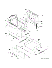Door & Drawer Parts parts for  Electric Range QAS740RM2SS from AppliancePartsPros.com