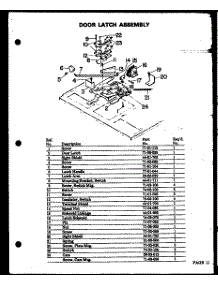 Door Latch Assembly (Qdu-838) (Qdu-858) (Qdu-878) parts for Modern Maid Electric Range QDU-838G from AppliancePartsPros.com