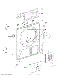 Front Panel parts for  Dryer QFT15ESSN0WW from AppliancePartsPros.com