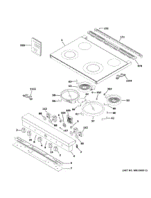 Control Panel & Cooktop parts for  Electric Range QSS740RN1SS from AppliancePartsPros.com