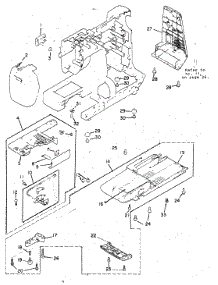 Cover Components parts for Singer Electronic Sewing Machine QUANTUM CXL from AppliancePartsPros.com