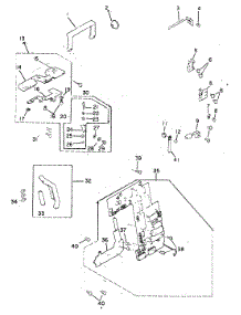 Thread Guide Cover parts for Singer Electronic Sewing Machine QUANTUM CXL from AppliancePartsPros.com