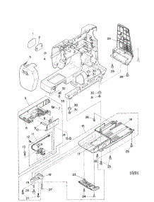 Cover Components parts for Singer Electronic Sewing Machine QUANTUM XL-1 from AppliancePartsPros.com