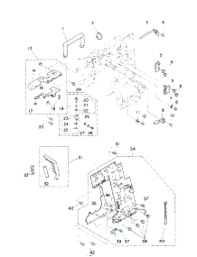 Thread Guide Cover parts for Singer Electronic Sewing Machine QUANTUM XL-1 from AppliancePartsPros.com
