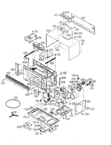 Oven / Cabinet Parts parts for Sharp Microwave/Hood Combo R-1405 from AppliancePartsPros.com