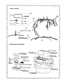 Miscellaneous parts for Sharp Microwave/Hood Combo R-1440 from AppliancePartsPros.com