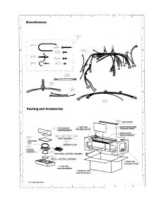 Miscellaneous parts for Sharp Microwave/Hood Combo R-1441 from AppliancePartsPros.com