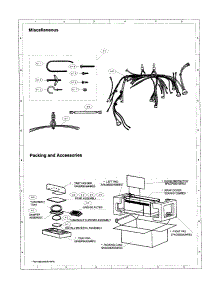 Miscellaneous parts for Sharp Microwave/Hood Combo R-1460A from AppliancePartsPros.com