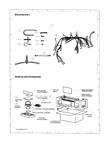 Miscellaneous parts for Sharp Microwave/Hood Combo R-1472A from AppliancePartsPros.com