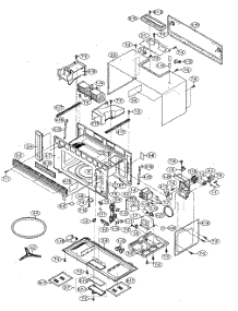 Oven / Cabinet Parts parts for Sharp Microwave/Hood Combo R-1502 from AppliancePartsPros.com