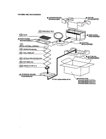 Packing And Accessories parts for Sharp Microwave/Hood Combo R-1611 from AppliancePartsPros.com