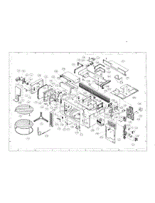Cavity Assembly parts for Sharp Microwave/Hood Combo R-1831B from AppliancePartsPros.com