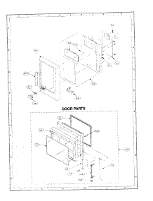 Control Panel And Door parts for Sharp Microwave/Hood Combo R-1831B from AppliancePartsPros.com