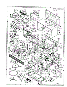 Microwave parts for Sharp Microwave/Hood Combo R-1850 from AppliancePartsPros.com