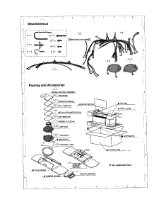 Miscellaneous parts for Sharp Microwave/Hood Combo R-1852 from AppliancePartsPros.com