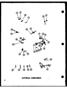Electrical Components (R-1J / P71520-1M) parts for Amana Countertop Microwave R-1J/P71520-1M from AppliancePartsPros.com