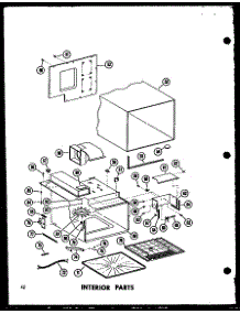 Interior Parts parts for Amana Countertop Microwave R-2/P71306-1M from AppliancePartsPros.com