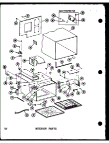 Interior Parts parts for Amana Countertop Microwave R-2/P71306-2M from AppliancePartsPros.com