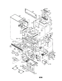 Oven And Cabinet Parts parts for Sharp Microwave/Hood Combo R-2120JW from AppliancePartsPros.com