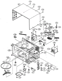 Oven / Cabinet Parts parts for Sharp Countertop Microwave R-214FW from AppliancePartsPros.com