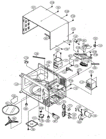 Oven / Cabinet Parts parts for Sharp Countertop Microwave R-216FS from AppliancePartsPros.com