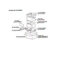 Packing And Accessories parts for Sharp Microwave R-21HT from AppliancePartsPros.com