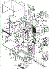 Oven Cabinet parts for Sharp Microwave R-21JCA from AppliancePartsPros.com