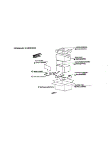 Packing And Accessories parts for Sharp Microwave R-21JV from AppliancePartsPros.com