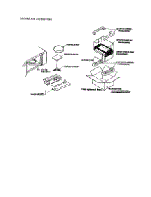 Packing And Accessores parts for Sharp Countertop Microwave R-230AW from AppliancePartsPros.com