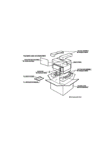 Packing And Accessories parts for Sharp Microwave R-25JT from AppliancePartsPros.com