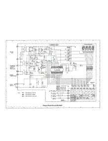 Control Panel Circuit(R-2A57) parts for Sharp Countertop Microwave R-2A97 from AppliancePartsPros.com