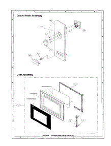 Control Panel parts for Sharp Countertop Microwave R-2M56 from AppliancePartsPros.com