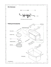 Wire Harnesses parts for Sharp Countertop Microwave R-2M56 from AppliancePartsPros.com