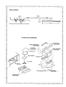Miscellaneous parts for Sharp Countertop Microwave R-2M57 from AppliancePartsPros.com