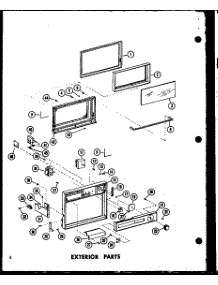 Exterior Parts parts for Amana Countertop Microwave R-3/P71306-3M from AppliancePartsPros.com