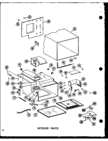 Interior Parts parts for Amana Countertop Microwave R-3/P71306-3M from AppliancePartsPros.com
