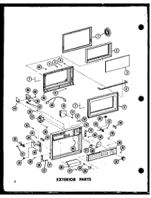 Exterior Parts parts for Amana Countertop Microwave R-3/P73389-1M from AppliancePartsPros.com