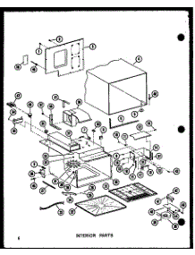 Interior Parts parts for Amana Countertop Microwave R-3/P73389-1M from AppliancePartsPros.com