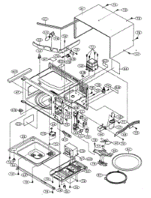 Oven / Cabinet Parts parts for Sharp Countertop Microwave R-300BW from AppliancePartsPros.com