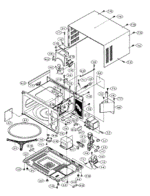 Oven Parts parts for Sharp Countertop Microwave R-307KW from AppliancePartsPros.com