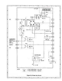 Power Unit Circuit parts for Sharp Countertop Microwave R-308AK from AppliancePartsPros.com